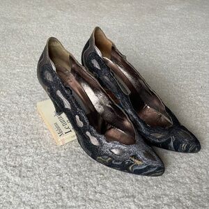 Vintage 1980's El Vaquero Italian Pumps
